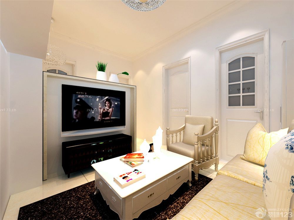 2025最新现代客厅扶手椅装修效果图片