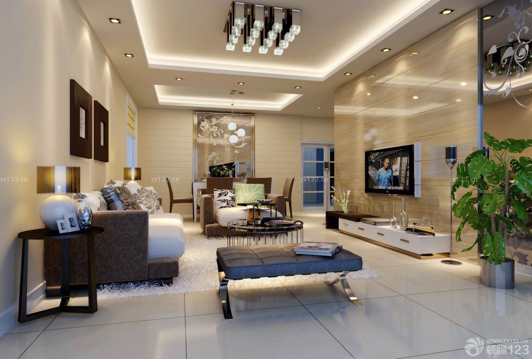 2025现代风格家装效果图客厅