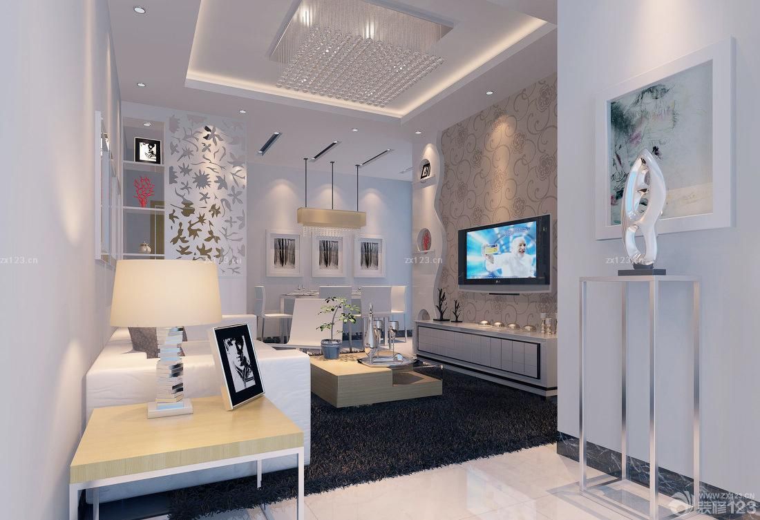 现代小户型欧式台灯装修效果图欣赏