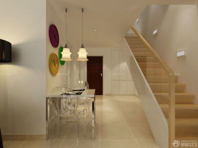 【蓝山印象装修】蓝山印象108跃层两居室现代简约装修效果图