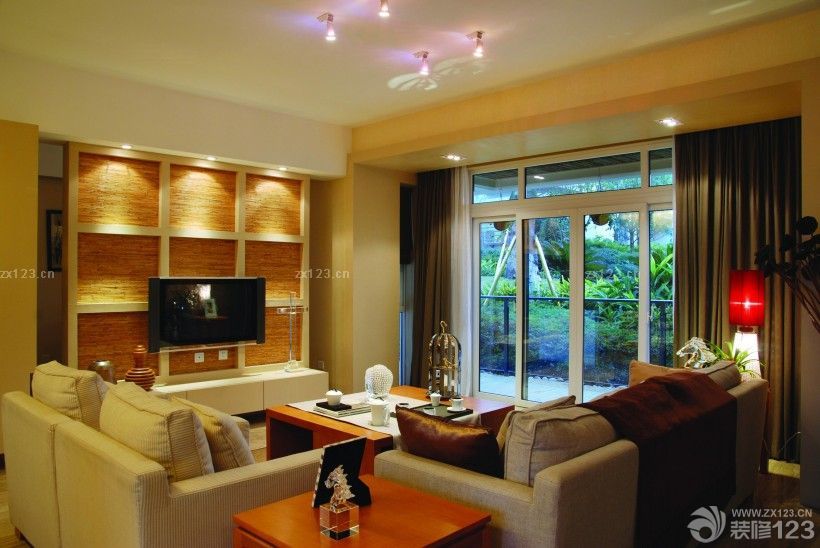 80平米小居室客厅装修样板间欣赏