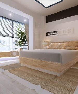 最新现代小户型家装卧室床效果图片