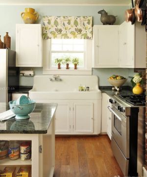 2023美式风格家装90小户型厨房装修样板房