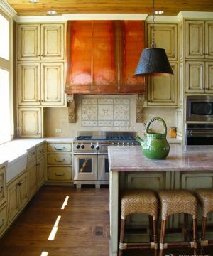最新美式古典风格90小户型厨房装修样板房大全