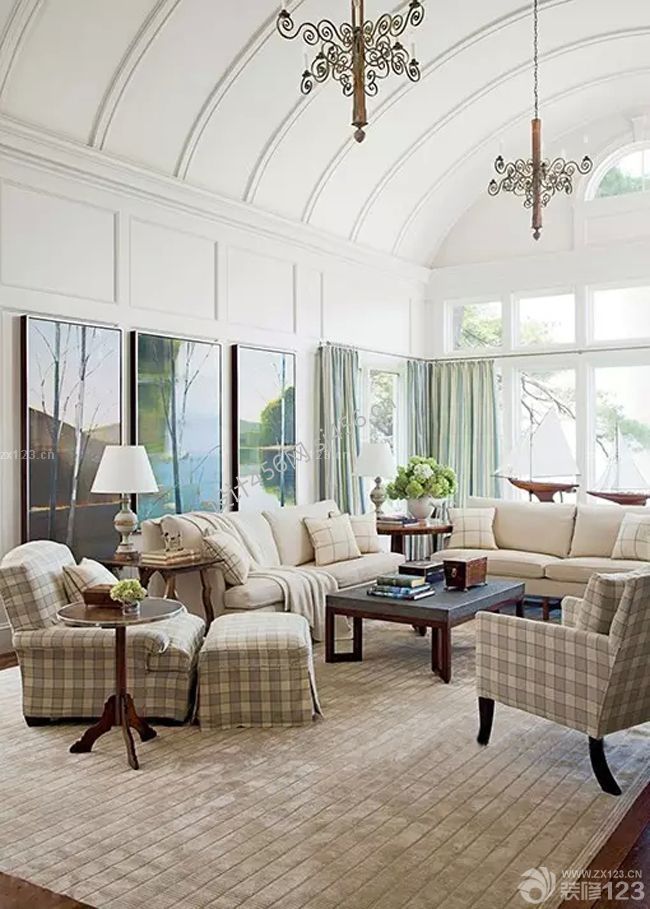 大客厅沙发摆放装修效果图片