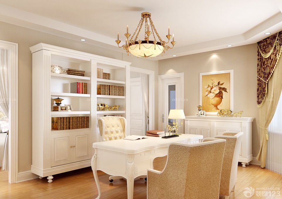 农村别墅设计图纸及书房设计效果图片大全