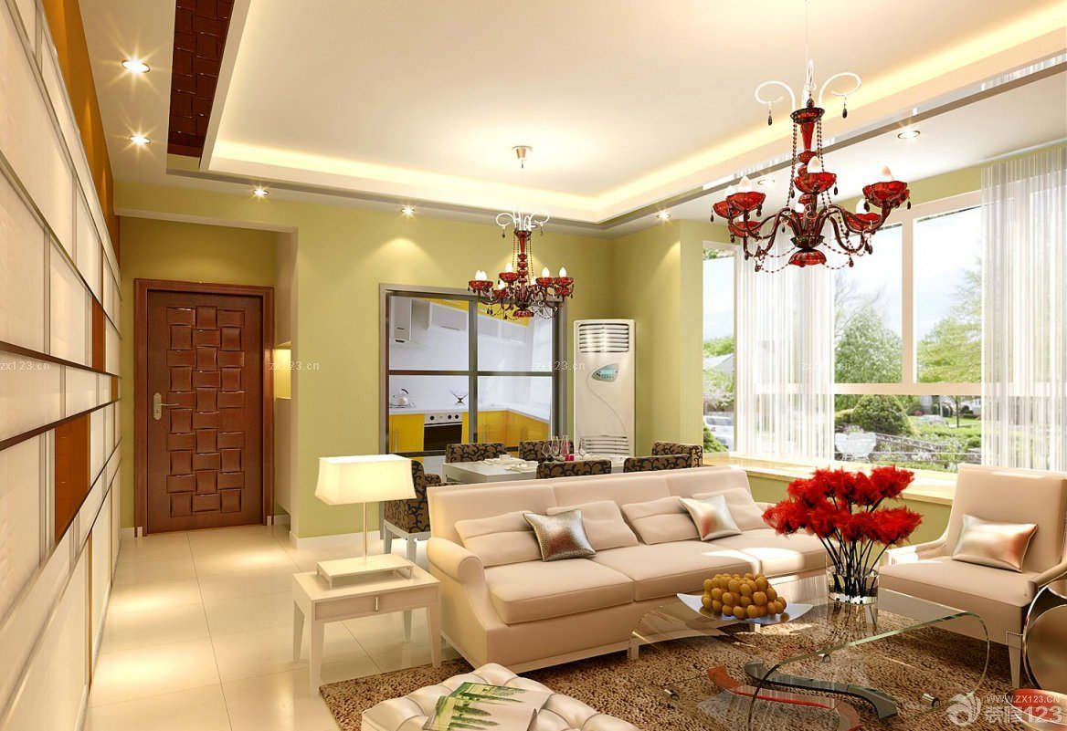 现代小户型家居餐桌椅子装修效果图片