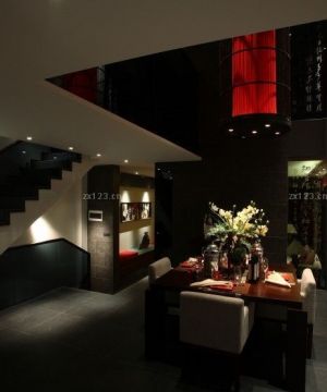 现代中式风格家装餐厅效果图片欣赏