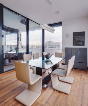 家装二层复式楼餐厅设计装修效果图片大全