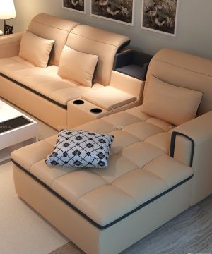 2023最新小户型客厅沙发背景墙效果图片
