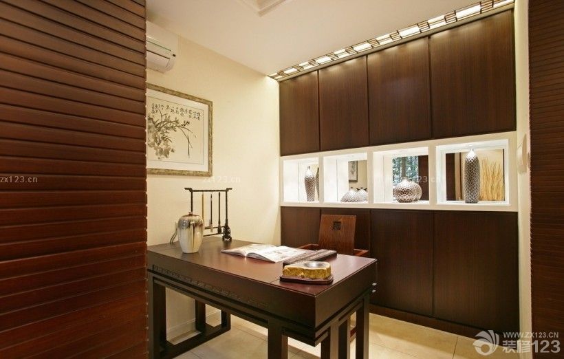 简约中式装修风格书房效果图片大全