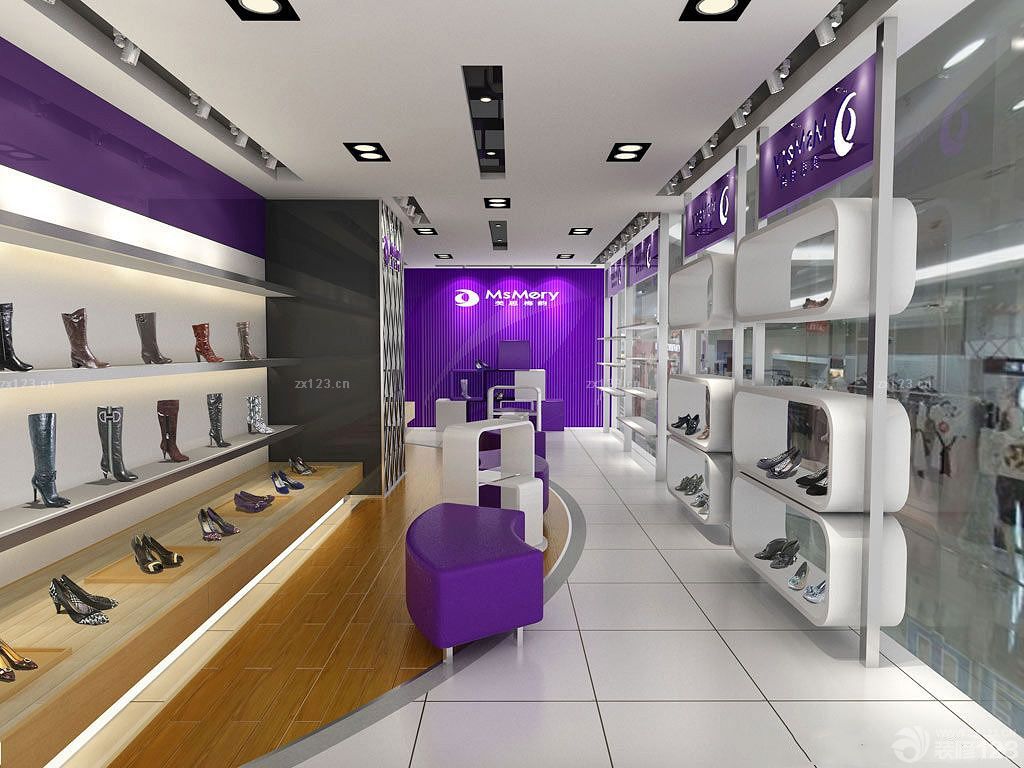2023新商场橱柜鞋柜展厅装修效果图