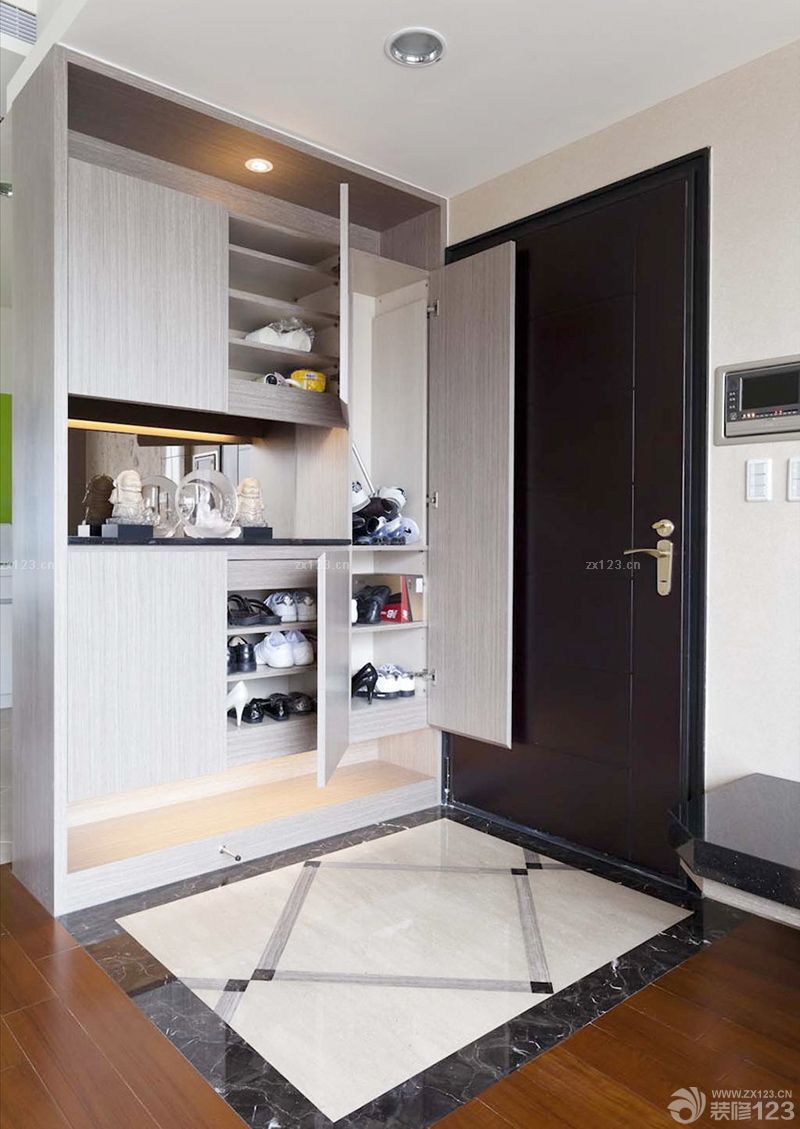 经典2025简易整体鞋柜装修效果图片