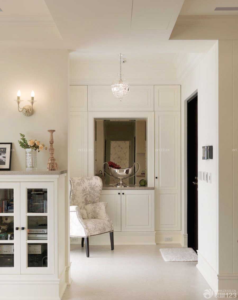 简约欧式风格玄关鞋柜装修效果图片大全