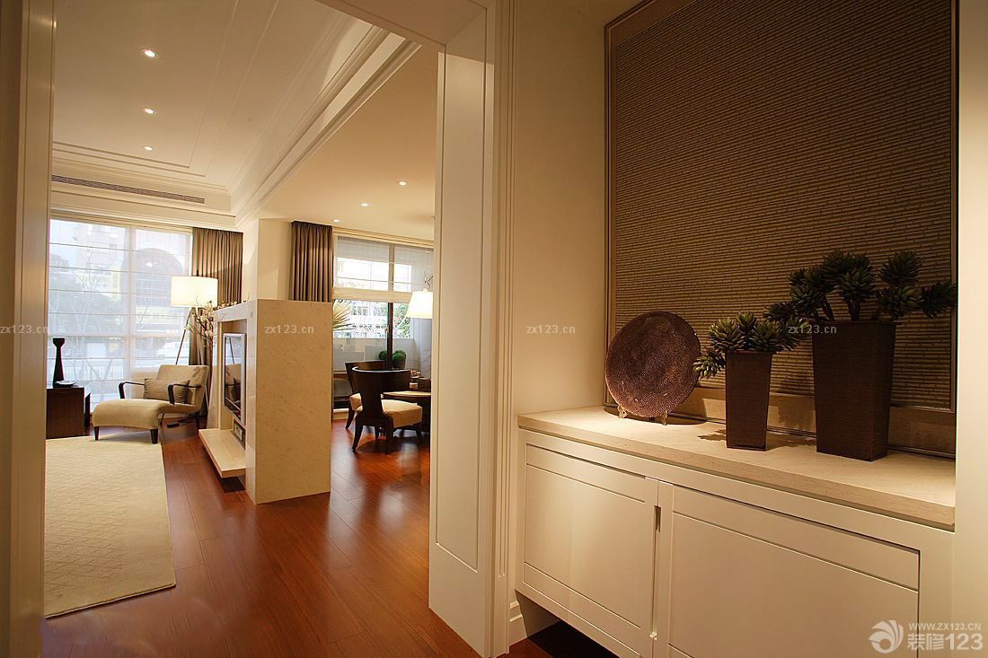 中式鞋柜装修设计效果图2025款