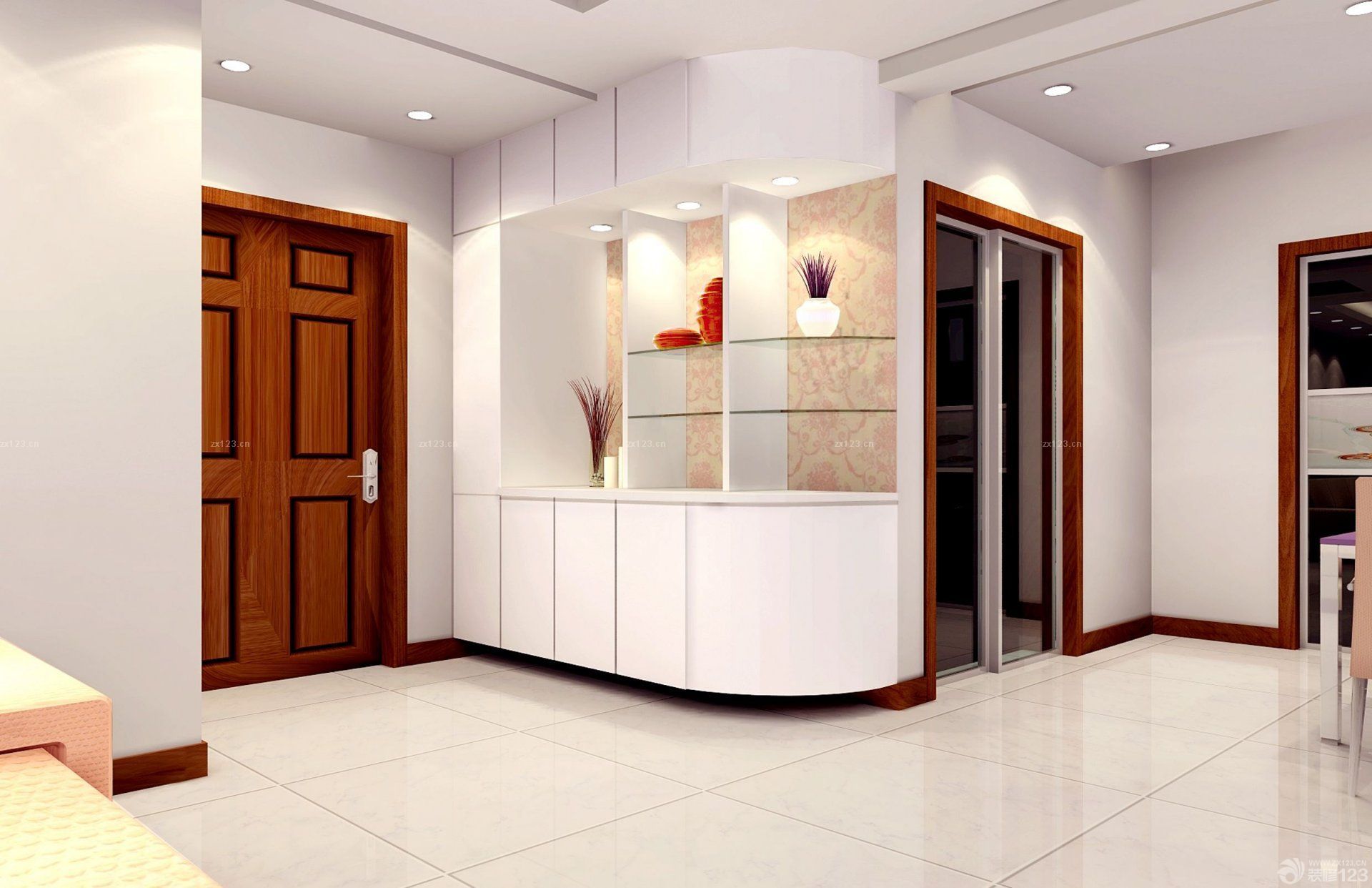 鞋柜装修效果图大全2023新春入户鞋柜装修效果图2023新春门厅入户家用