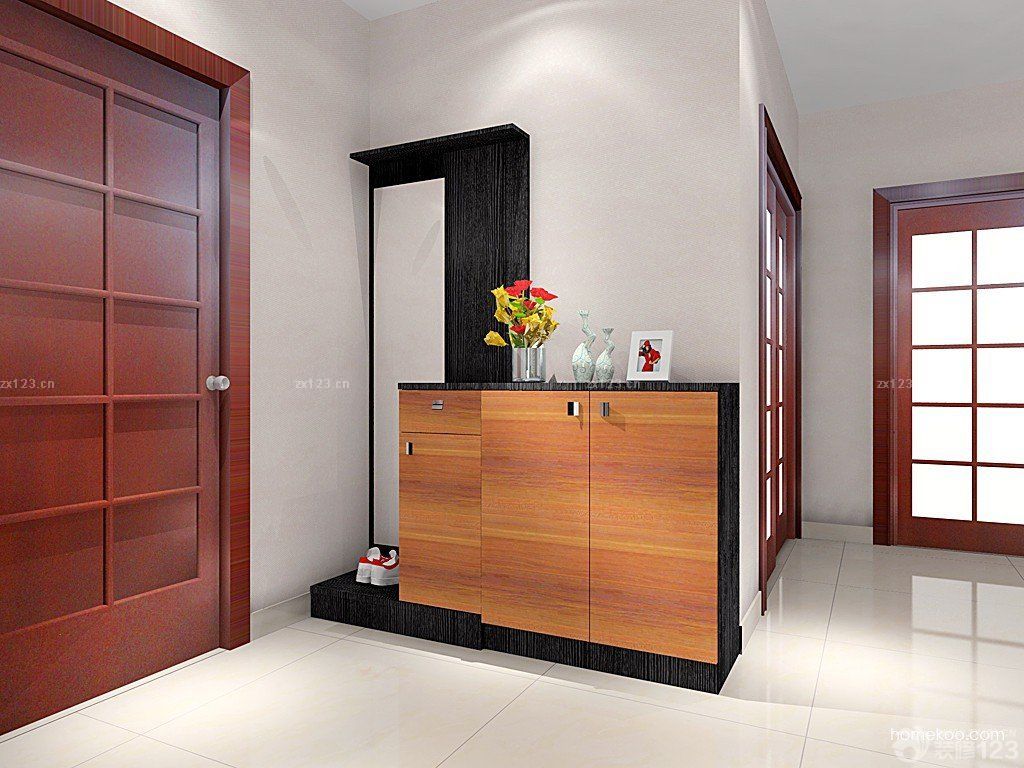 入户进门鞋柜设计装修效果图2025新春