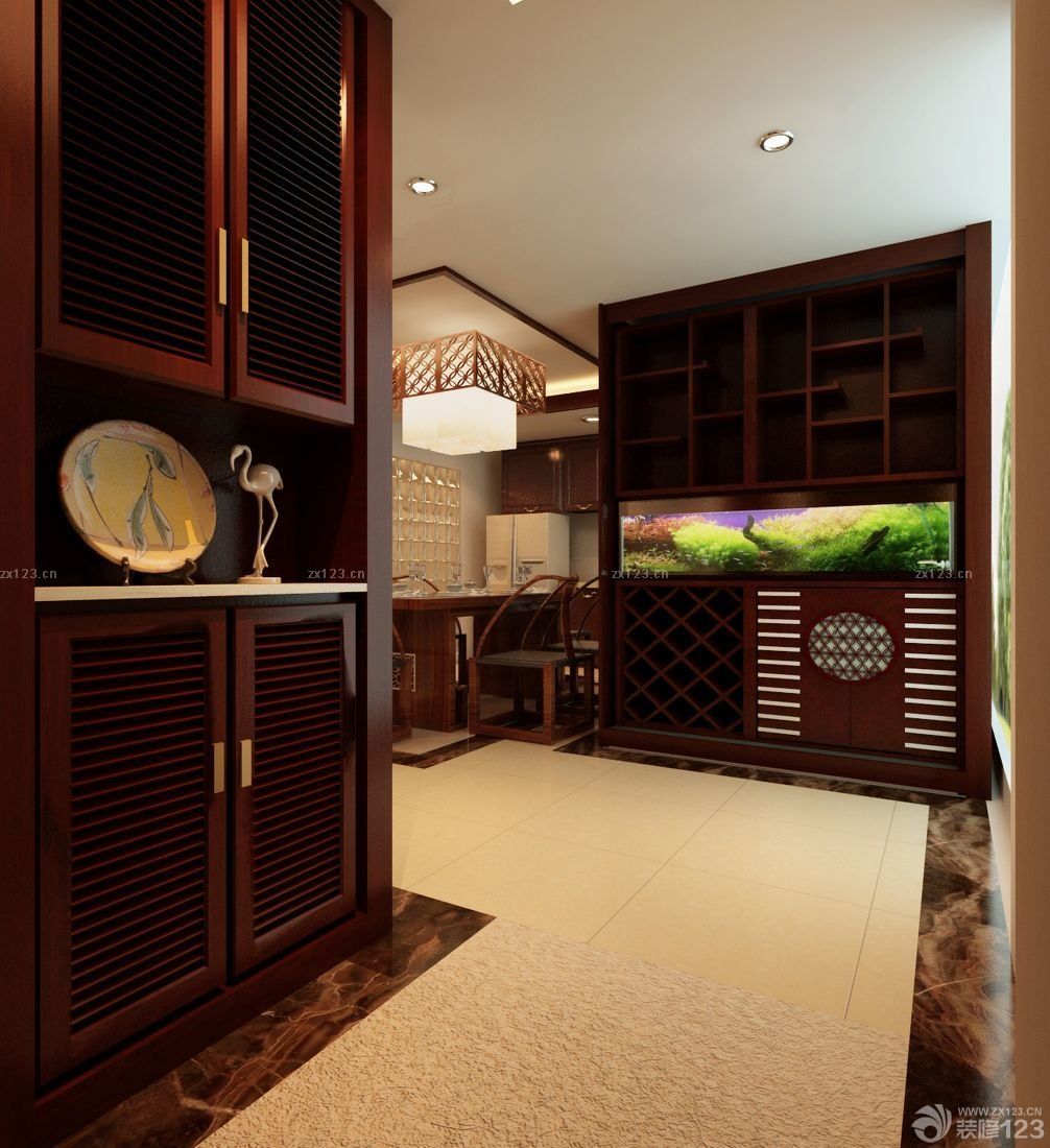 现代简约家装入户玄关鞋柜装修效果图2025新春