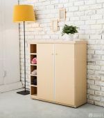 中式简约鞋柜摆放装修效果图2025款