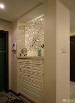 90平米小户型一进门鞋柜装修效果图片欣赏