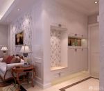 70平米两室两厅进门鞋柜装修效果图2025款