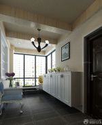 美式风格家装进门鞋柜装修效果图2025款