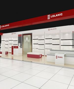 最新商场店铺门口鞋柜装修效果图2025款