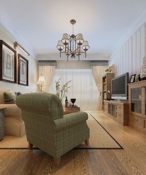 经典家装客厅设计窗帘装修效果图大全2025图片