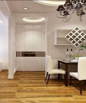 精致白色鞋柜设计装修效果图2025