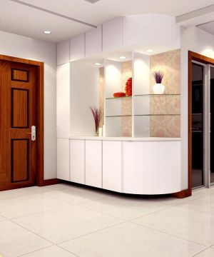 现代简约式房屋一进门鞋柜装修效果图片大全