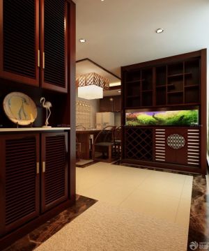 现代简约家装入户玄关鞋柜装修效果图2025新春