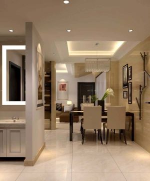 现代入户鞋柜设计装修效果图2025新春