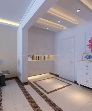 家装现代风格房子鞋柜装修效果图片2025