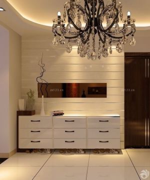 家装现代风格房屋鞋柜装修效果图欣赏2025