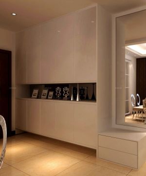 现代风格设计房屋室内鞋柜装修效果图2023