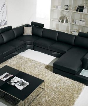 小户型简欧风格欧式沙发背景墙装修效果图片