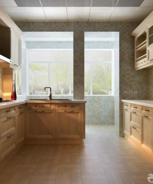 2023 新的整体厨房实木橱柜装修效果图片