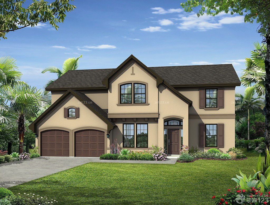 2020美式古典风格农村别墅房子图片大全