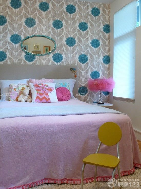 美式小户型90后女生卧室装修效果图欣赏