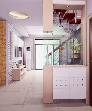 2025现代简约入门鞋柜隔断柜装修效果图片大全