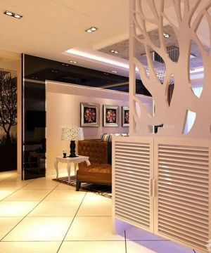 2025家装客厅鞋柜隔断设计装修效果图片大全