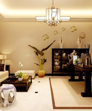 2025经典书房布艺沙发装修效果图片