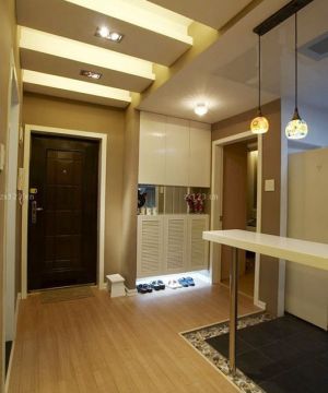 特色现代风格墙壁鞋柜装修效果图片欣赏