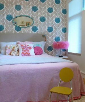 美式小户型90后女生卧室装修效果图欣赏