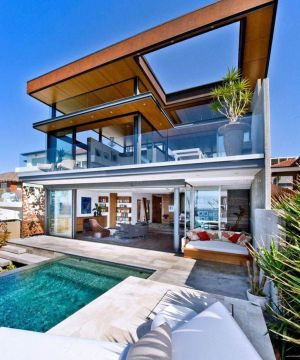 家庭装修混搭风格小型别墅设计效果图欣赏