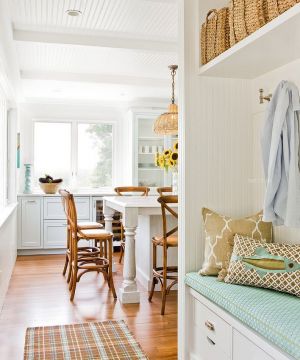 经典欧式家装小鞋柜设计装修效果图片2025款