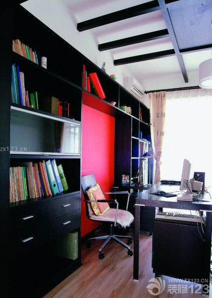 简欧书房书柜装修效果图片书柜装修效果图片大全