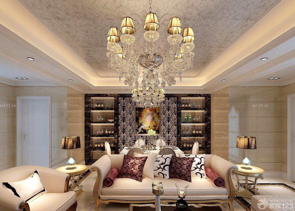 2025家装客厅酒柜设计图片欣赏
