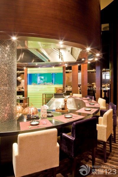 最新日式风格饭店装修设计效果图2025