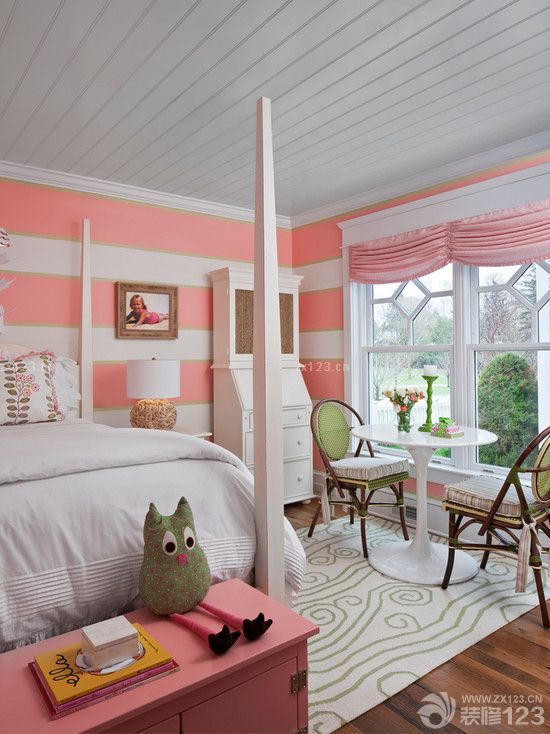 高档别墅90后女生卧室设计图片大全